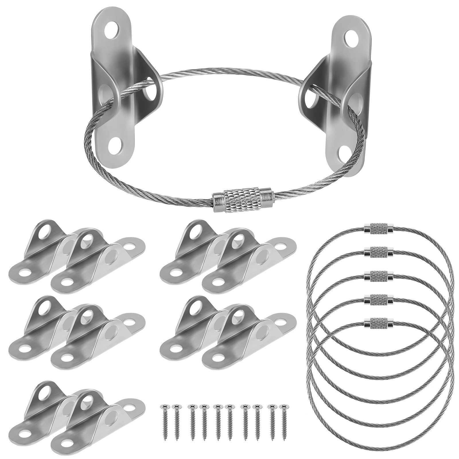 6 ชุด ตัวยึดผนังเฟอร์นิเจอร์ ส - Earthquake Anchor Strap บทวิจารณ์และราคา