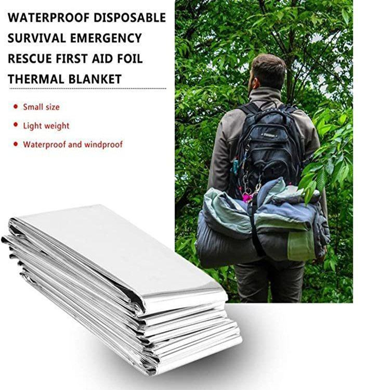 ฉุกเฉินผ้าห่ม Mylar ความร้อนกล - First Aid Bag Kit บทวิจารณ์และราคา