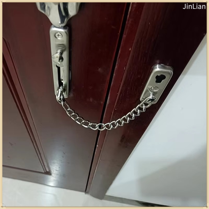 1 ชิ้น โซ่ประตูสเตนเลสสตีล ตัว - Security Chain Door บทวิจารณ์และราคา