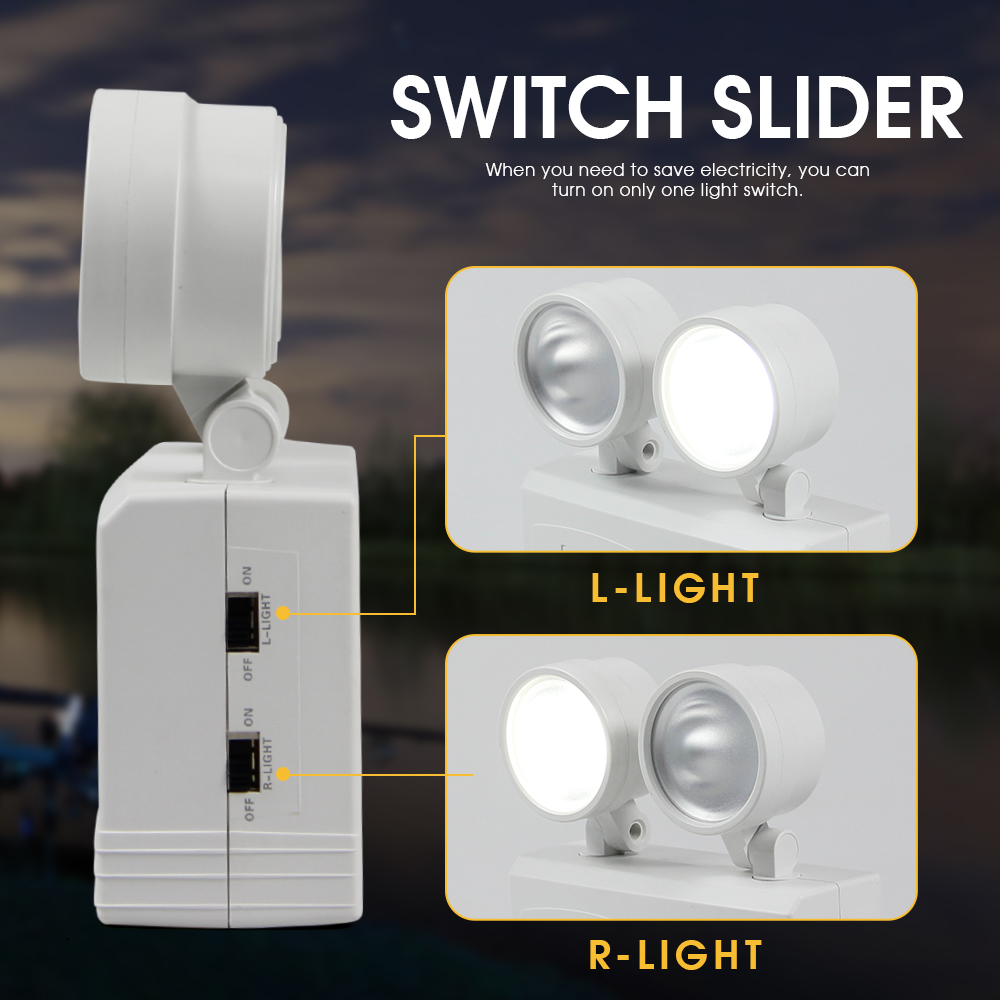 โคมไฟฉุกเฉินแบบสองหัว ไฟดับเพล - Power Outage Light บทวิจารณ์และราคา