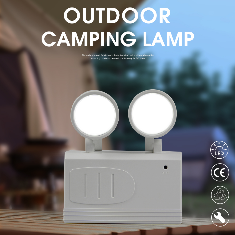 โคมไฟฉุกเฉินแบบสองหัว ไฟดับเพล - Power Outage Light บทวิจารณ์และราคา